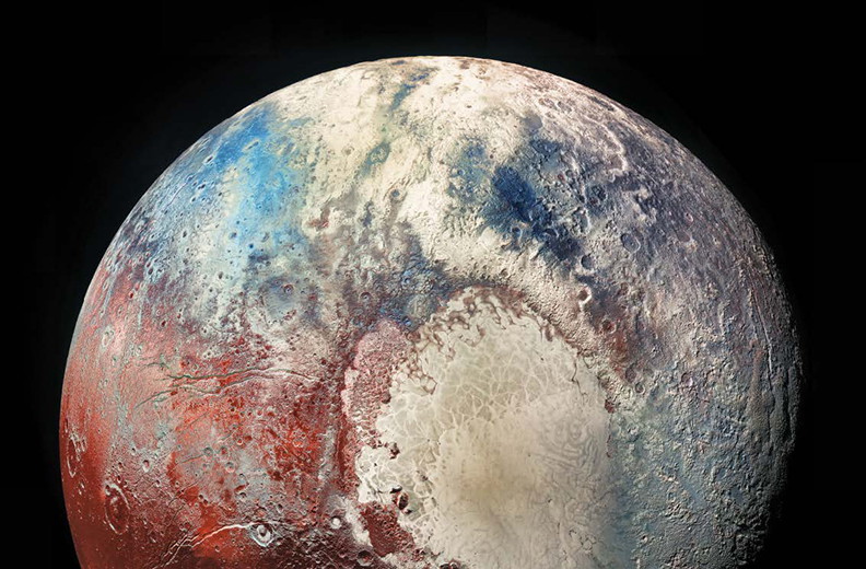 closeup image of Pluto